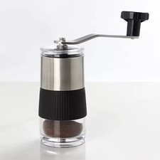Manuelle Kaffeemühle Edelstahl Keramikmahlwerk Mini Handmühle Kaffee