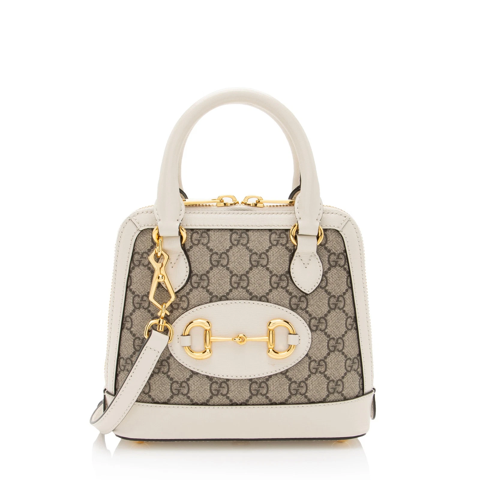 Mini borsa Gucci GG Supreme Horsebit 1955