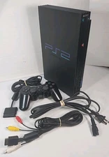 Sony Playstation 2 PS2 Fat Console  SCPH-30001 R w/ OEM Cords & Controller 