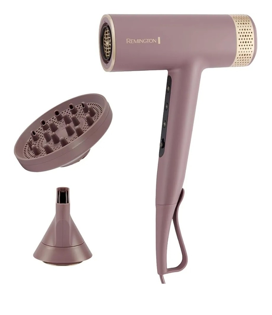 Remington Asciugacapelli Digitale AIRvive, Phon con Motore BLDC Silenzioso,Ioni,