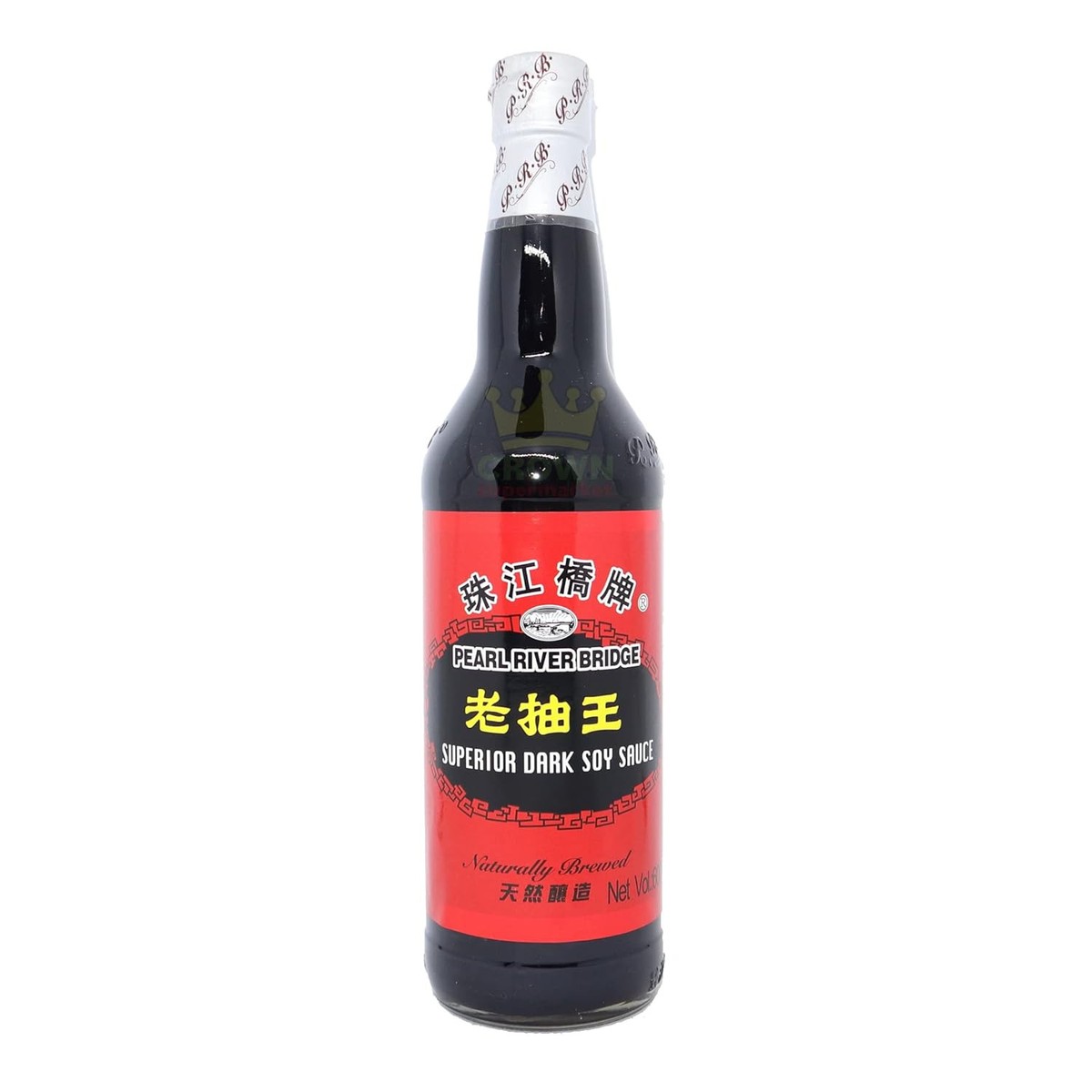 Pearl River Bridge Superior Dark Soy Sauce 16.9 Fl Oz 500Ml Naturally Brewed