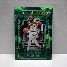 Panini Phoenix 2023-24 Temple Men Jaylen Brown #20 Green Ice /149 Boston Celtics