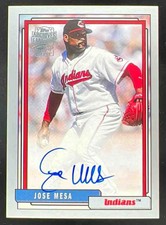 2018 Topps Archives Fan Favorites Silver #FFA-JM Jose Mesa Autograph Auto /99