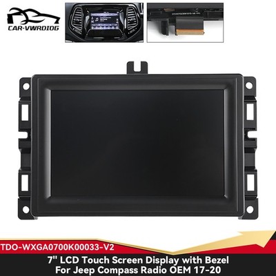 For 2019-2021 Jeep Compass OEM 7'' Touch Screen Uconnect Car Radio Receiver VP2
