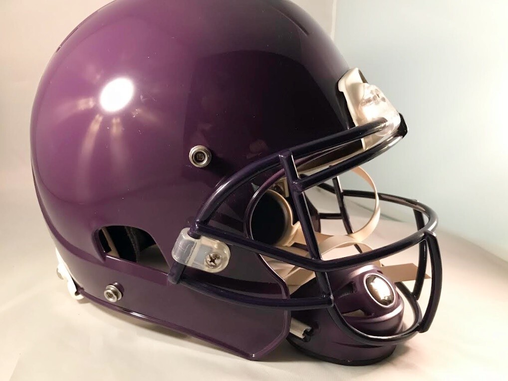 Zenith X2 Adult Football Helmet Purple Adult Size Small | eBay