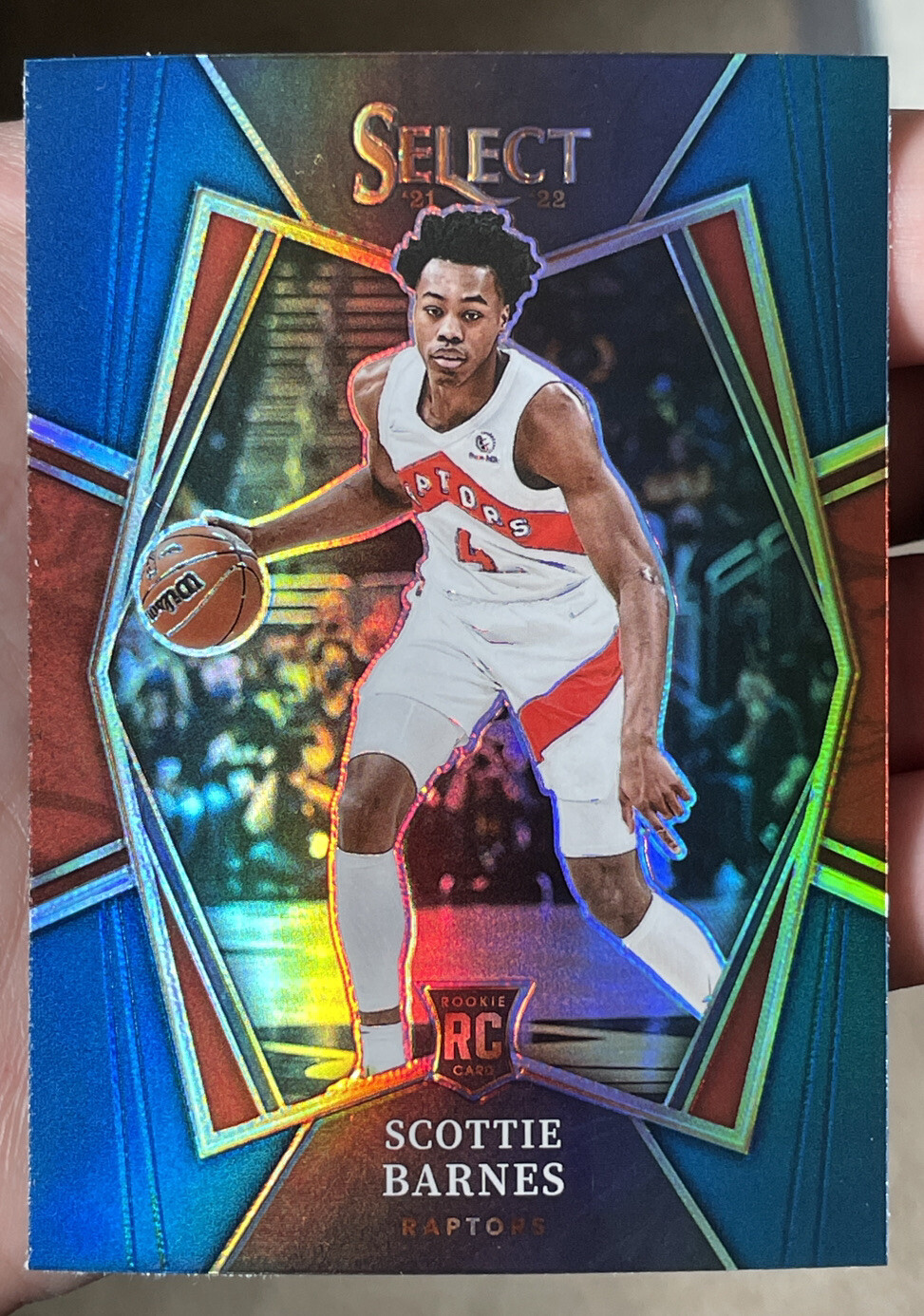 2021-22 Select Scottie Barnes Premier Level Silver Prizm Rookie RC #111 Raptors