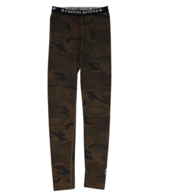 Chrome Hearts Womens Leggings Long Johns Size Medium Green Brown