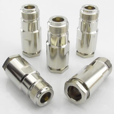 5pcs N-Type Female In-Line Cable Socket for RG213 LMR400 WestFlex 103 RG8