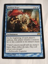 1 X MTG Magic The Gathering Planechase 2012 Sunken Hope Rare Excellent Condition