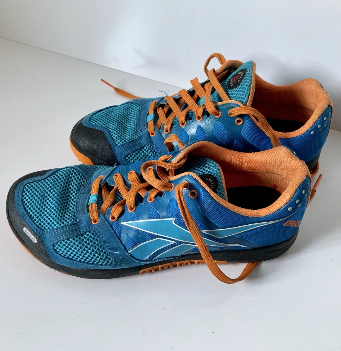 Reebok Crossfit Nano 2.0 Sneakers Running Blue/Orange Custom - Free Post | eBay