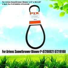 For Ariens Snowthrower Blower  1/2" x 38-3/8" V-Belt Pix P-07200021 07219100