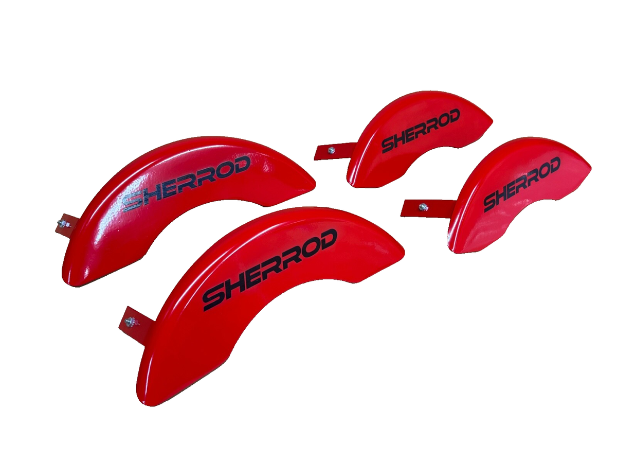 NEW MGP 55007SCUSDF Gloss Red Caliper Covers For 19-25 RAM 2500
