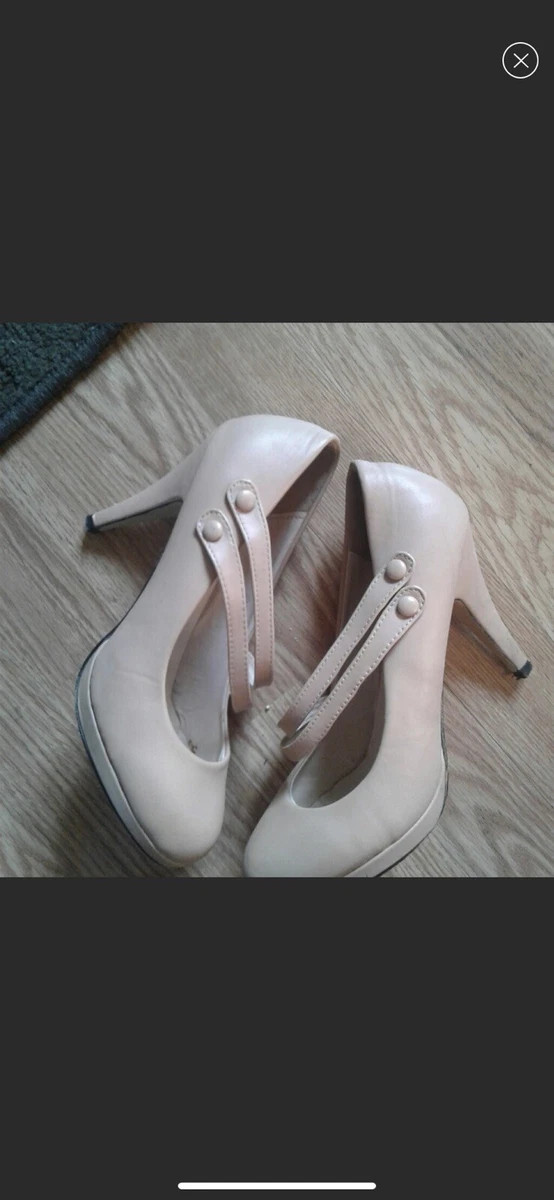 Ladies beige clearance pumps