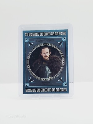 2024 Game of Thrones Legends Of The Realm EDDISON TOLLETT Aquamarine #12/12  