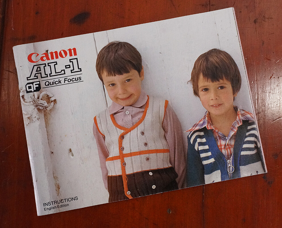 ？ CANON AL-1 INSTRUCTION BOOK/221920 | eBay
