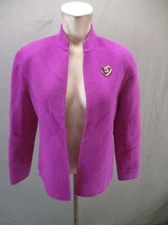 Valerie Stevens Size PS Womens Angora Rabbit Hair Wool Cashmere Cardigan 860
