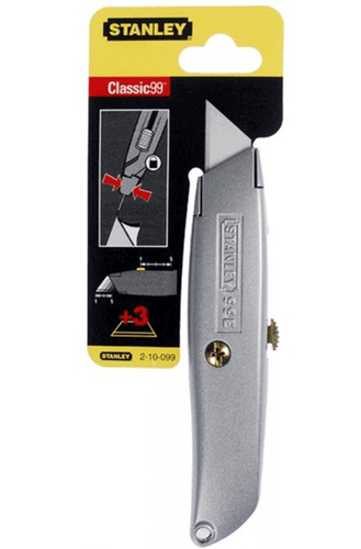 Cuchillo utilitario STANLEY Classic 99 10-099 cortador recto, alto en carbono acero - Imagen 2 de 3