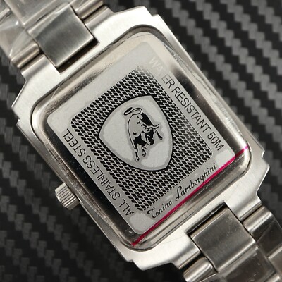 NEW!] TONINO LAMBORGHINI CG2064 Red Dial Cal. Ronda 705 Vintage