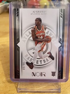 2022-23 Noir AJ Griffin Icon Edition Rookie Card RC #09/99 Atlanta Hawks NBA