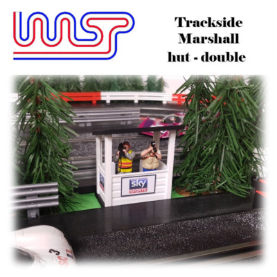 Slot Auto Marshall Hütte Doppellandschaft Spur Seitenanzeige 1:32 Maßstab