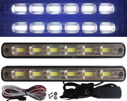 2 luci diurne LED HIGH POWER per BMW X1 X3 E83 X4 X5 E53 E70 X6 E71 Z3 Z4 M1 - Foto 1 di 1