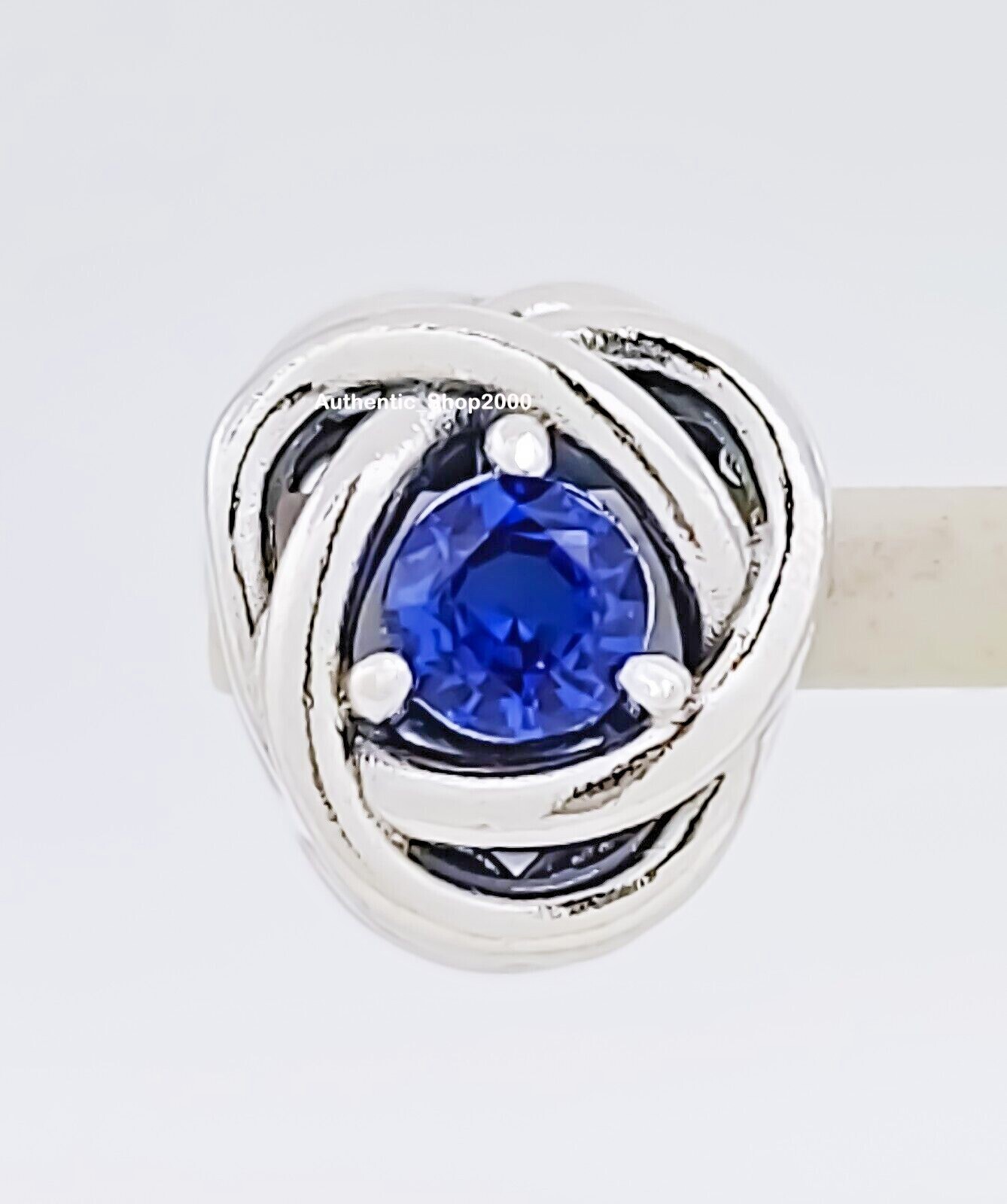 New 100% Authentic PANDORA 925 September Blue Eternity Circle Charm ...