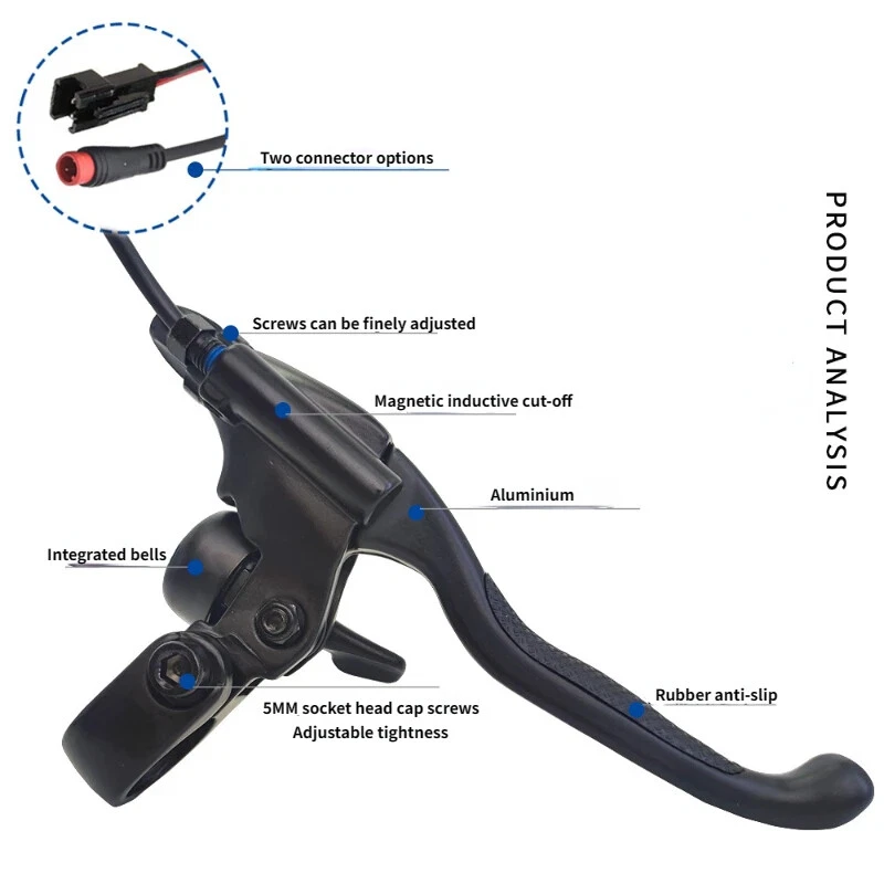 E-bike Power-Off Brake Handle Applicable Scooters/Folding Bicycle Accessories - Image 3 of 4