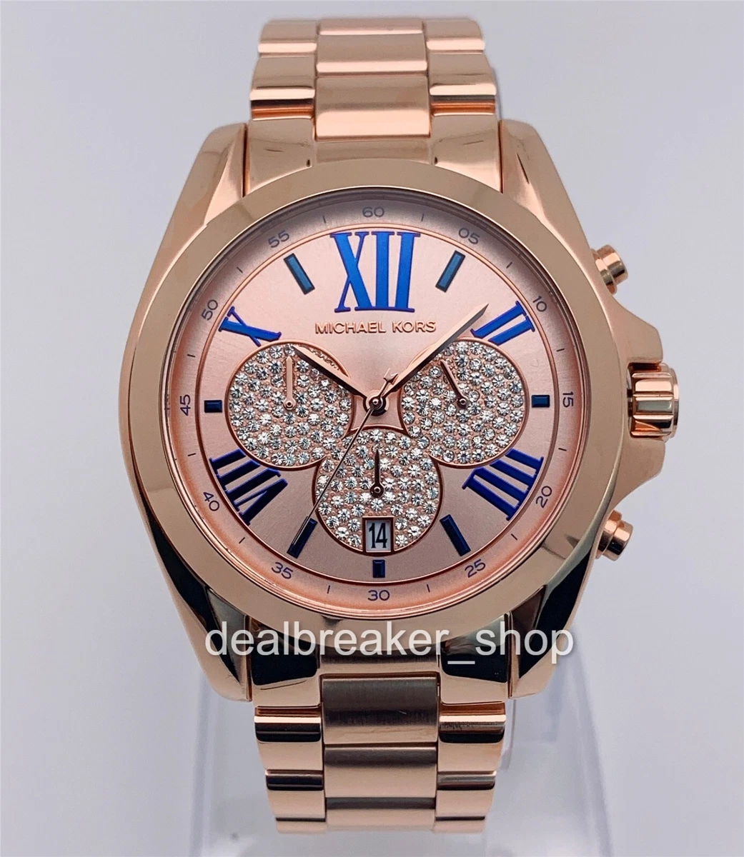 Michael Kors MK6321 Bradshaw Chronograph Rose Gold Ladies Wrist Watch