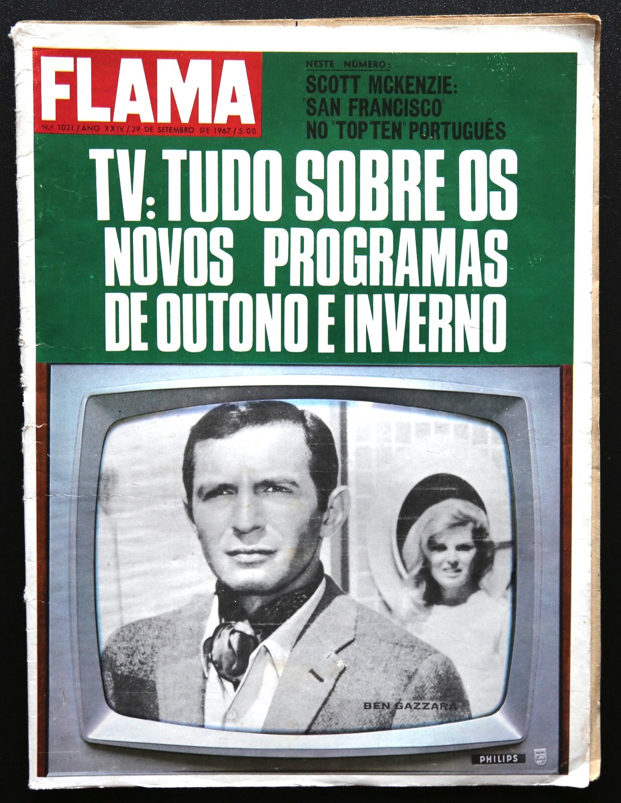Flama 1967 Ben Gazzara Sandie Shaw The Beatles Salvatore Adamo José Pereira