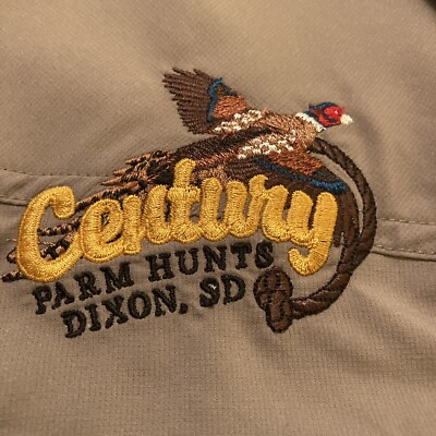 Cabela s Century Farm Hunts Pheasants Mens Hunters Shirt 2XL, Vented Panel