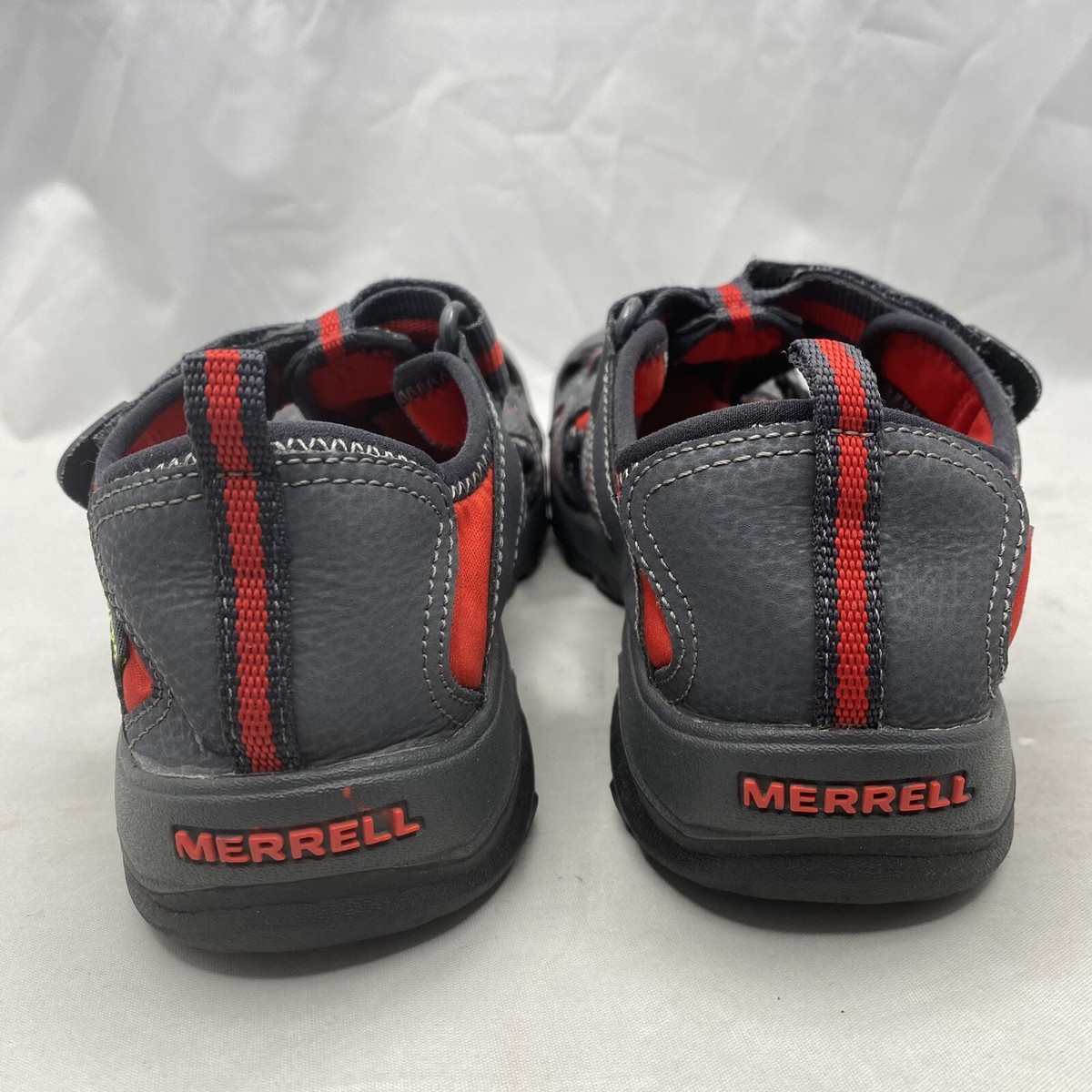 Merrell Hydro Hiking Sandals Waterproof Grey Red Closed-Toe  display picture 2