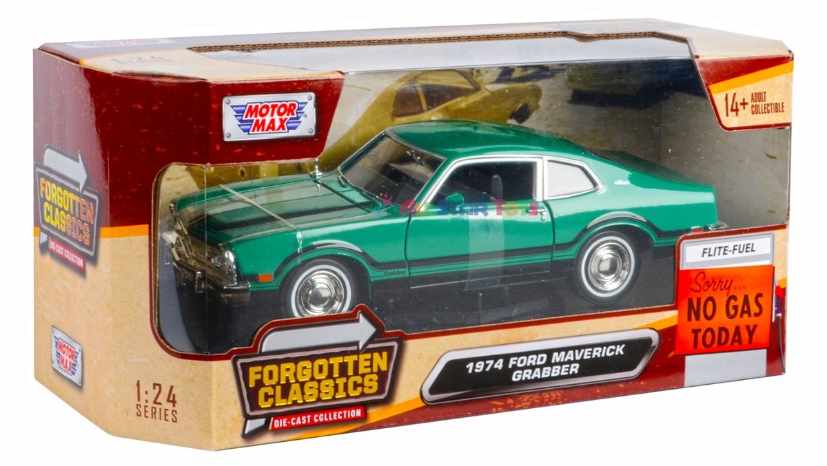 1974 FORD MAVERICK GRABBER GREEN 1/24 MODEL Forgotten Classics
