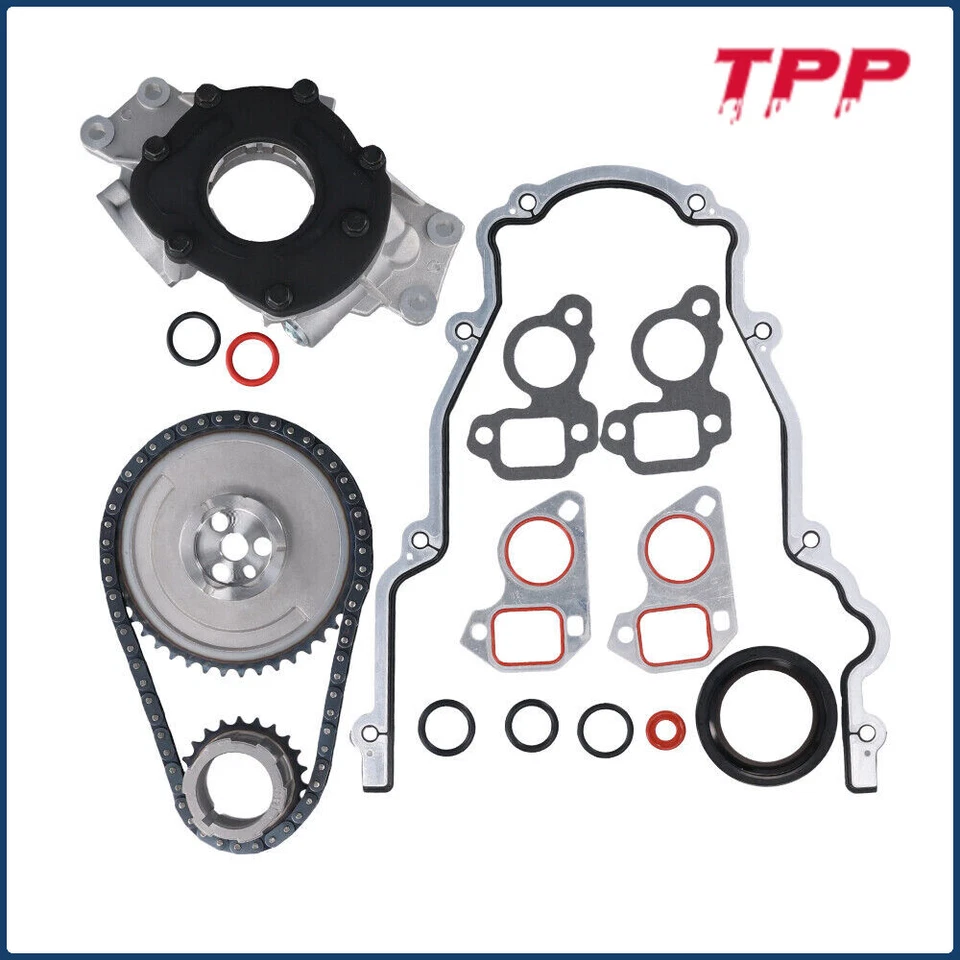 For GM Chevrolet LS1 LS6 LQ4 4.8 5.3L 5.7L LS Gasket Set Kit & LS9 Head Gaskets Foto 4 de 4