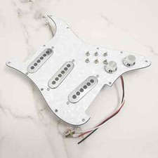 Prewired Loaded Pickguard with SSS Single-coil Pickups for Fender Strat Guitar