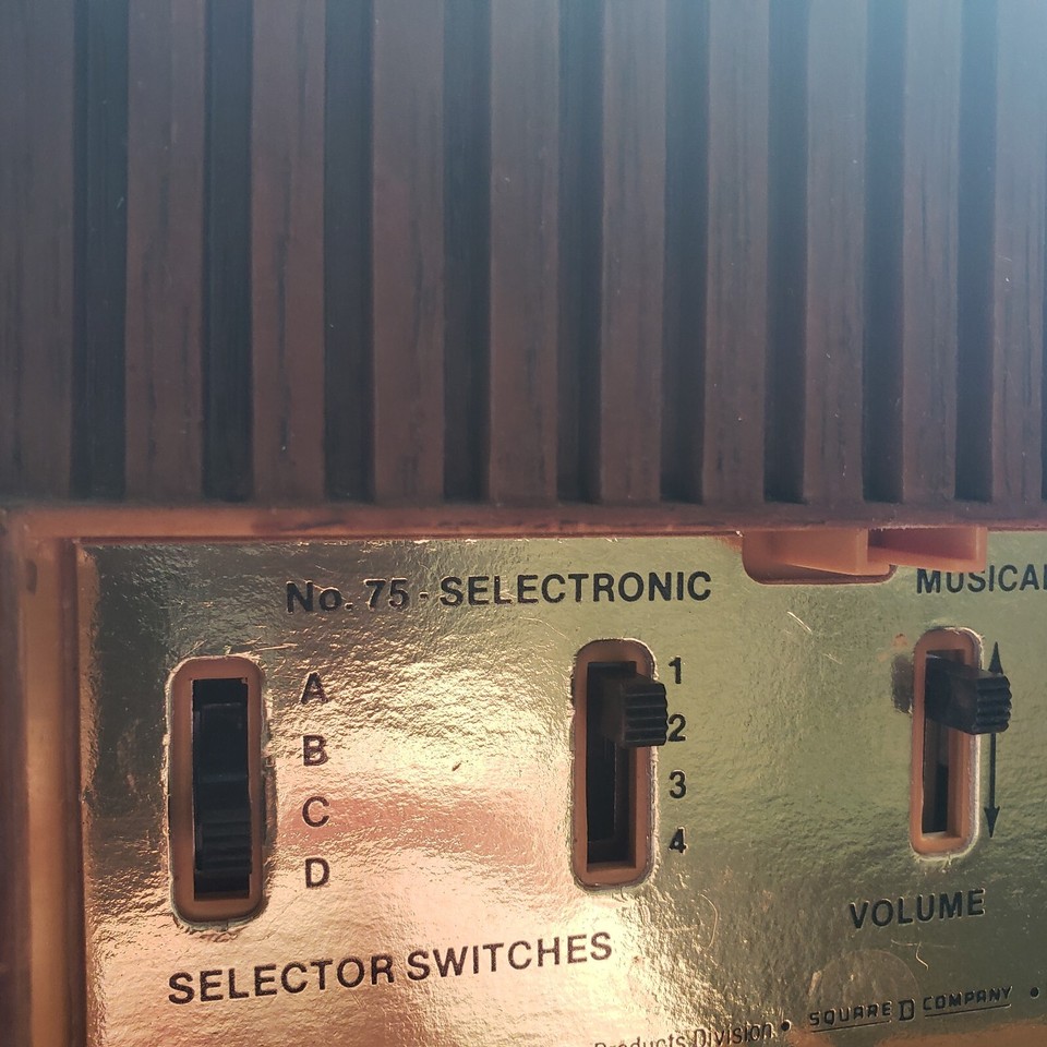 Trine Selectronic No 75 Vintage Musical Doorbell Chime Programmable