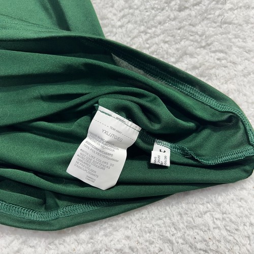 NWT Under Armour Boys Youth XL Heat Gear Green Short Sleeve Shirt Football Base - Picture 6 of 9