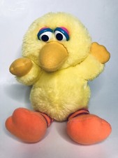 Hasbro Softies Vintage Big Bird Sesame Street Baby Lovey Plush Stuffed Doll 12"