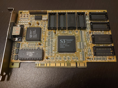 Rare S3 Vision868 GPU 86C868-P PCI (Tested OK!!!)