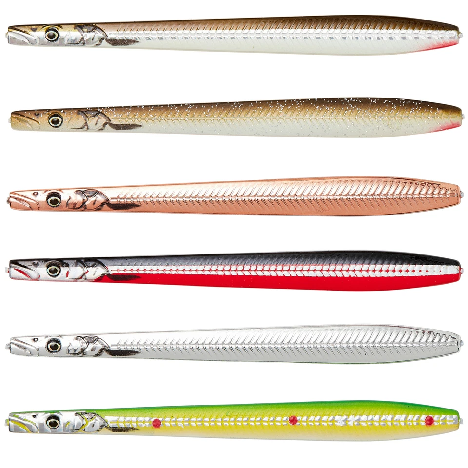 Savage Gear Meeresblinker Line Thru Sandeel Nail 12cm 26g, Blinker für die Küste