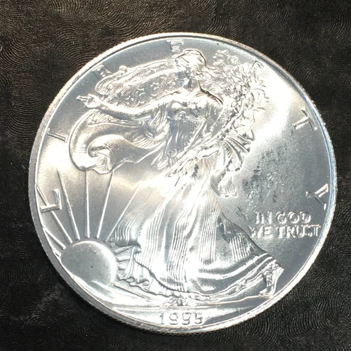 1995 Uncirculated American Silver Eagle US Mint Issue 1oz Pure Silver #N914