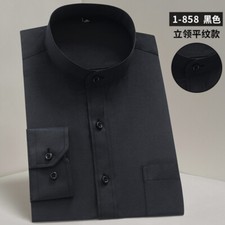 Men's Dress Shirts Long Sleeves Button Slim Formal Business Casual Shirts Tops