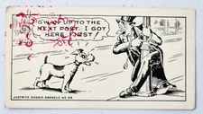 Vintage 1935 Justrite Doggie Series # 39