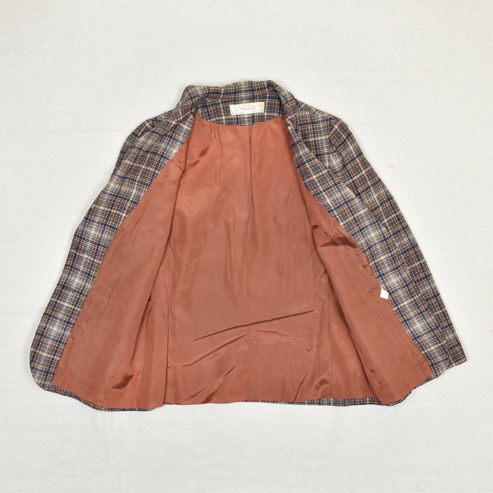 Pendleton Blazer Button Plaid Wool Multicolor Siz… - image 2