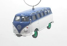 Christmas Ornament for Ltd Ed Volkswagen Type 2 T1 White Blue