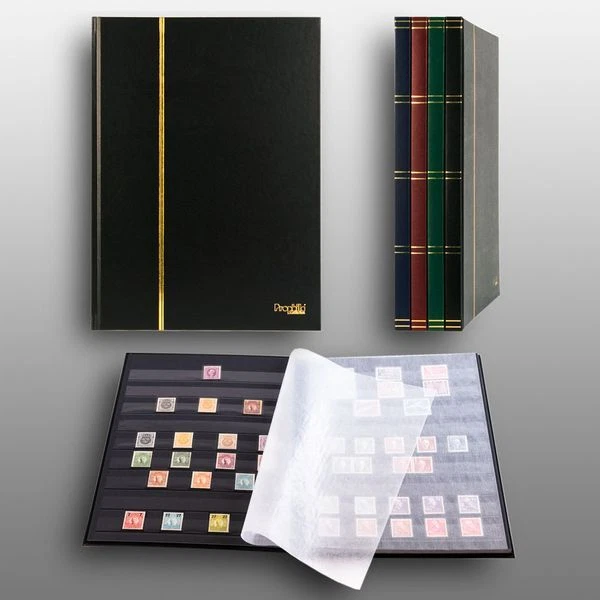 CLASSEUR LEUCHTTURM POUR COLLECTION DE TIMBRES FINS DE CATALOGUE DE FRANCE