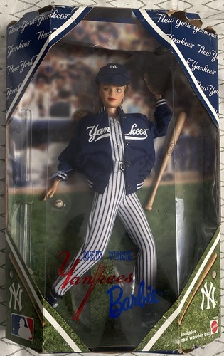 1999 new york yankees barbie doll value