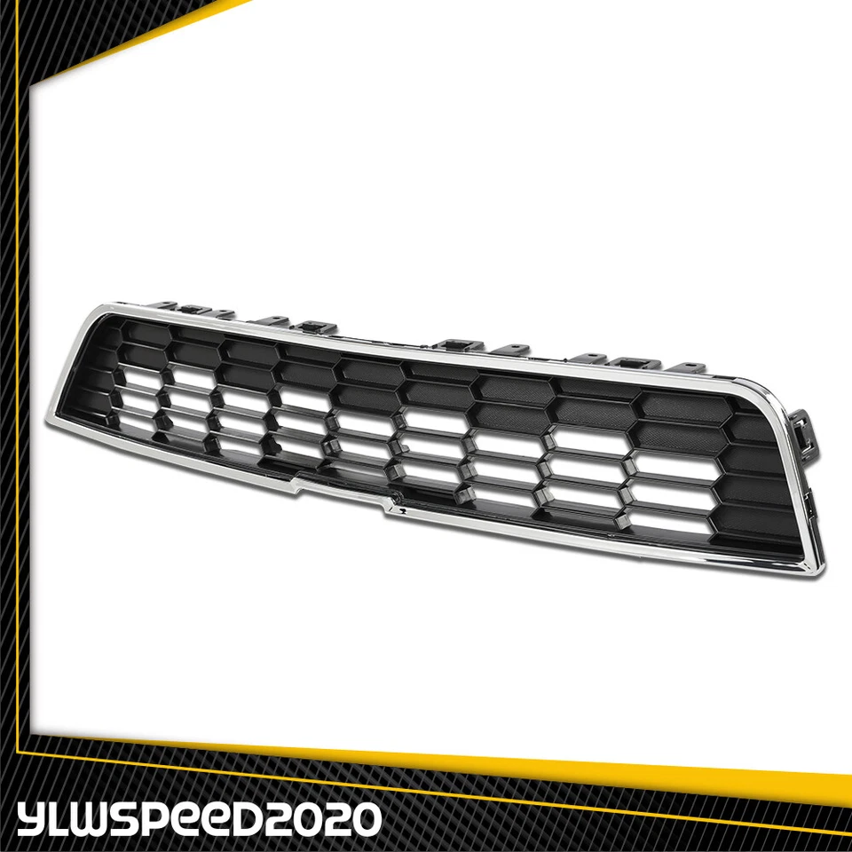 Parrilla de parachoques superior delantera de plástico negra apta para Chevrolet Sonic 2012-2016 Foto 3 de 4