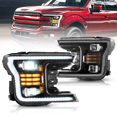 LED Scheinwerfer Für 2018 2019 2020 Ford F-150 F150 Links &Rechts Dynamische set