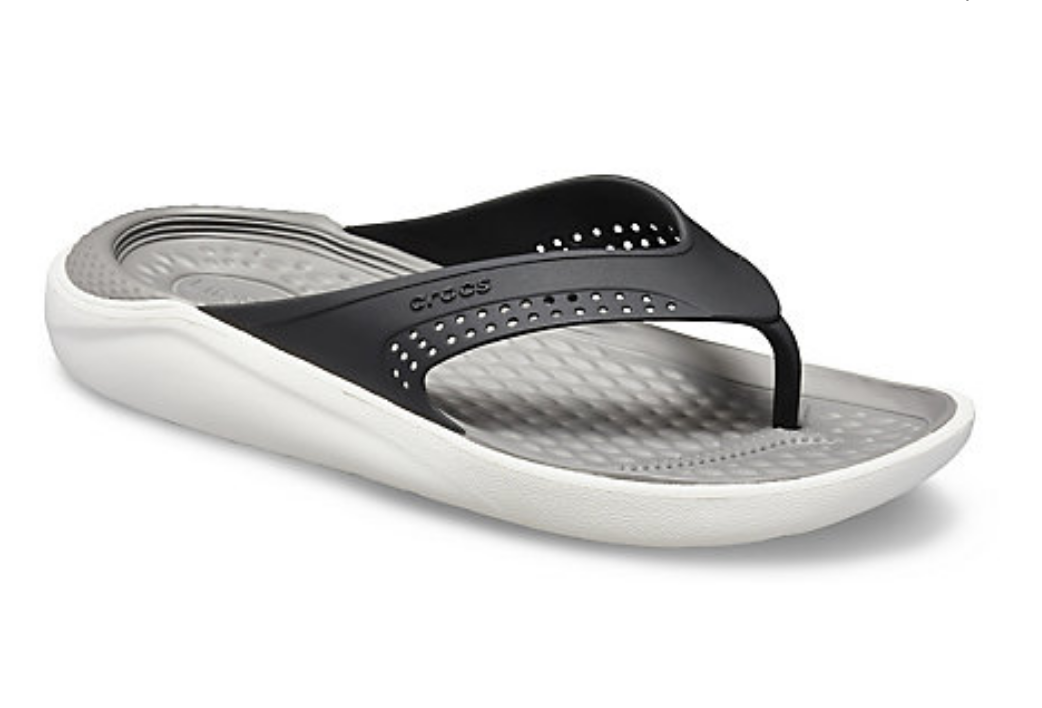 CROCS - LITE RIDE - FLIP FLOP -BLACK 