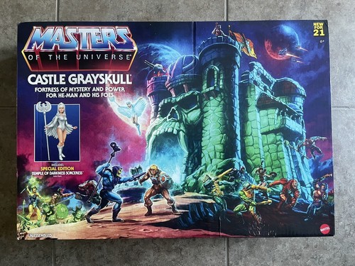 T-shirt He-Man - Château De Grayskull - Motif Graphique - Coton Bleu - Gildan Softstyle